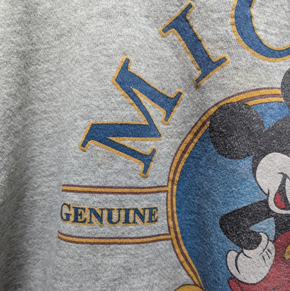 Vintage Disney Jerry Leigh Mickey Mouse Cotton Crewneck Sweatshirt 90s Y2K - Picture 12 of 16
